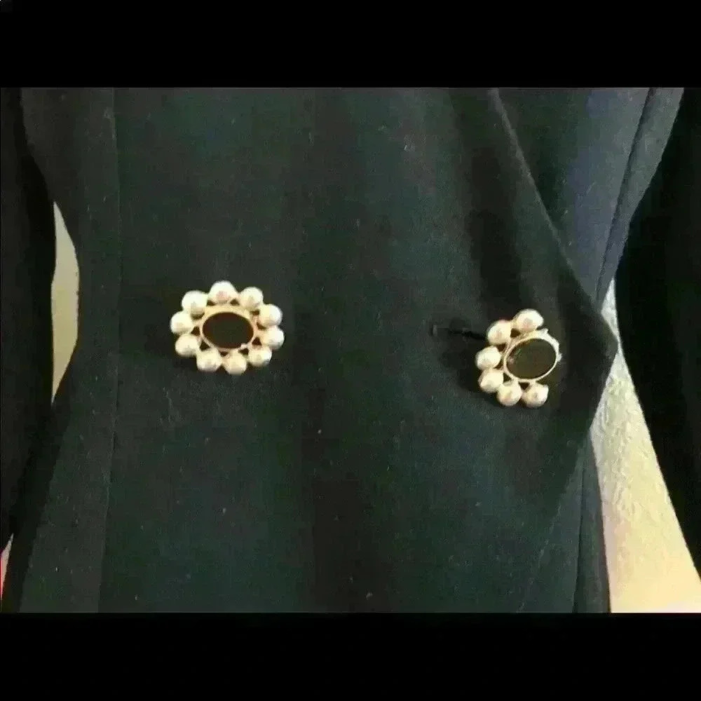 Vintage Cline - Kolarek Black Wool/Gold Size: 2 - Picture 4 of 7